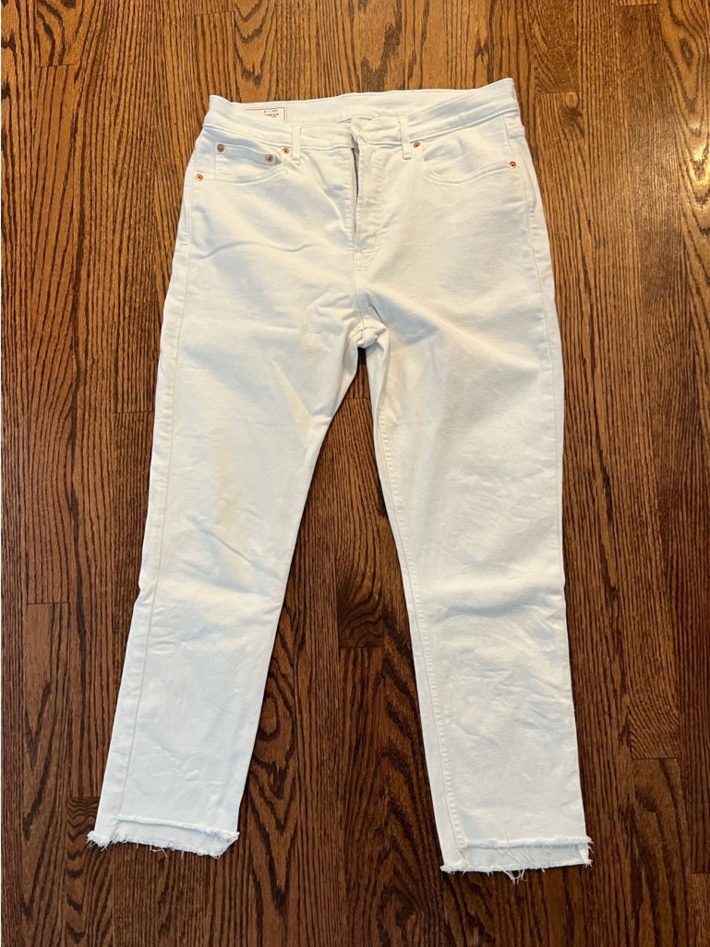 GAP Women’s Vintage Slim High Rise White Jeans sz 31